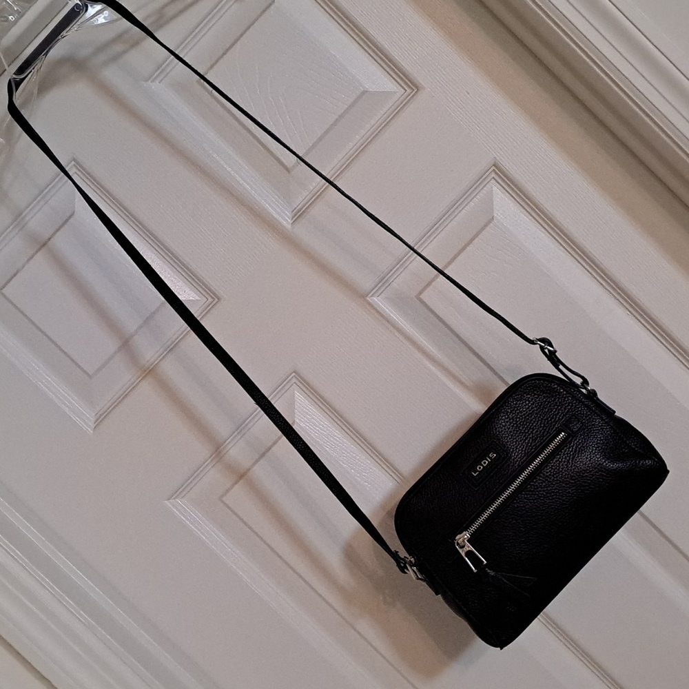Lodis Crossbody  Bag - Darkest Blue Leather
